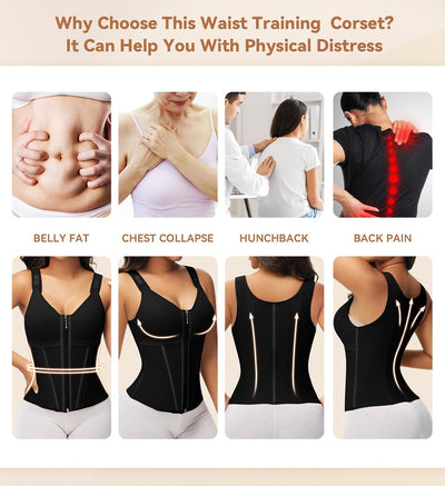 Curiva® Bra-Lift Waist Trainer & Instant Sculpt